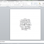 WordCloud in PowerPoint