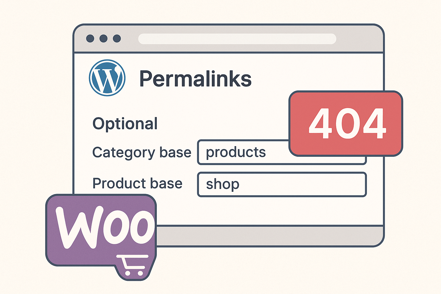 Worpdress Permalinks in Woocommerce