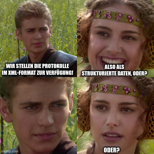 Meme: XML-Format geht auch für nicht-strukturierte Daten